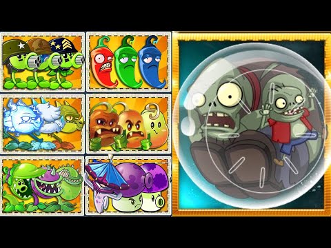 PvZ 2 Random Team Plants vs Hamster Ball Zombies LEVEL 10 - Who Will Win?