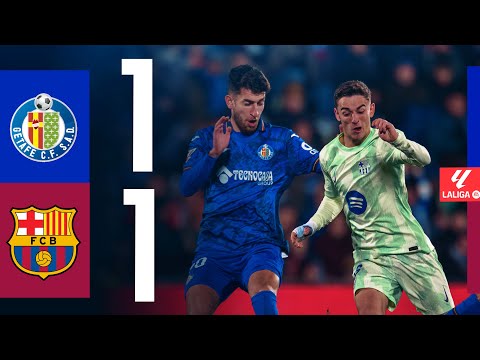 Gols e lances de Getafe x Barcelona