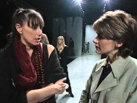 Donna Karan Interview 1996 - NYC Fashion Week. As featured by GET IT ON Scottish Television.