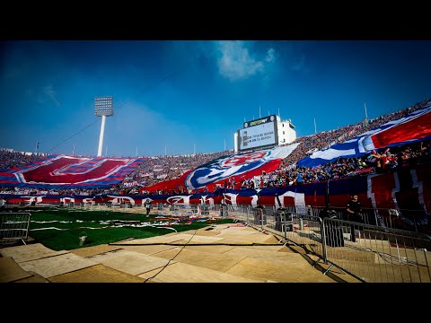 "SALIDA U DE CHILE VS cc - CAMPEONATO NACIONAL 2025" Barra: Los de Abajo &bull; Club: Universidad de Chile - La U
