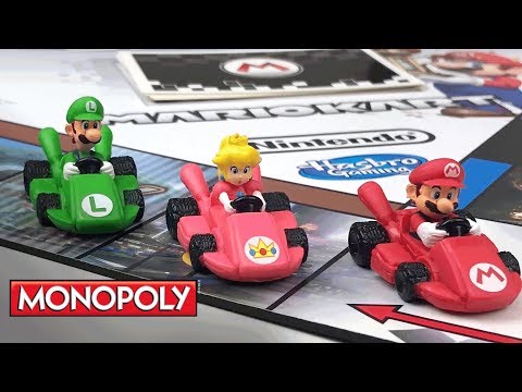 Monopoly Gamer Mario Kart 地產大亨瑪利歐賽車 開箱影片 - Hasbro Gaming Taiwan