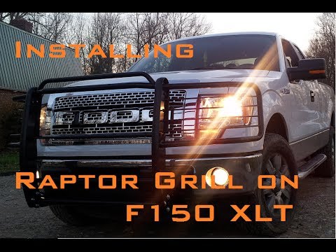 Mock Raptor Grill Install on 2011 F150 XLT | 2009 and up Grill replacement tips