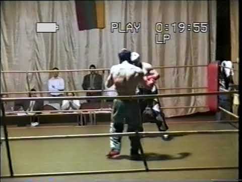 02.05.1998, Romans Dabolins VS Vaidotas Kupciunas (LT) Lithuanian Kick Boxing Championship
