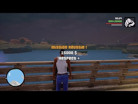 GTA San Andreas Definitive Edition PS5 - Mission #52 - Pier 69 (Kill Ryder) [4K HDR 60fps]