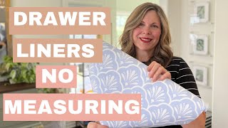 Drawer liners with no math or measuring! | #furnitureflip #f