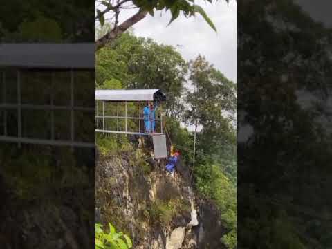 Queda mais mortal! Bungee Swing no Danao Adventure Park Bohol Filipinas