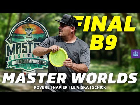2025 PDGA Professional Masters World Championships | FINALB9 | Rovere, Napier, Leiviska, Schick
