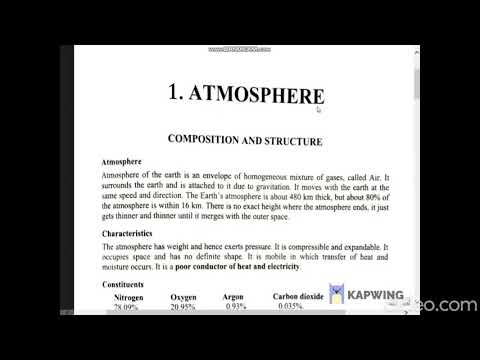 DGCA Metrology | Chapter 1 | ATMOSPHERE | Part-1