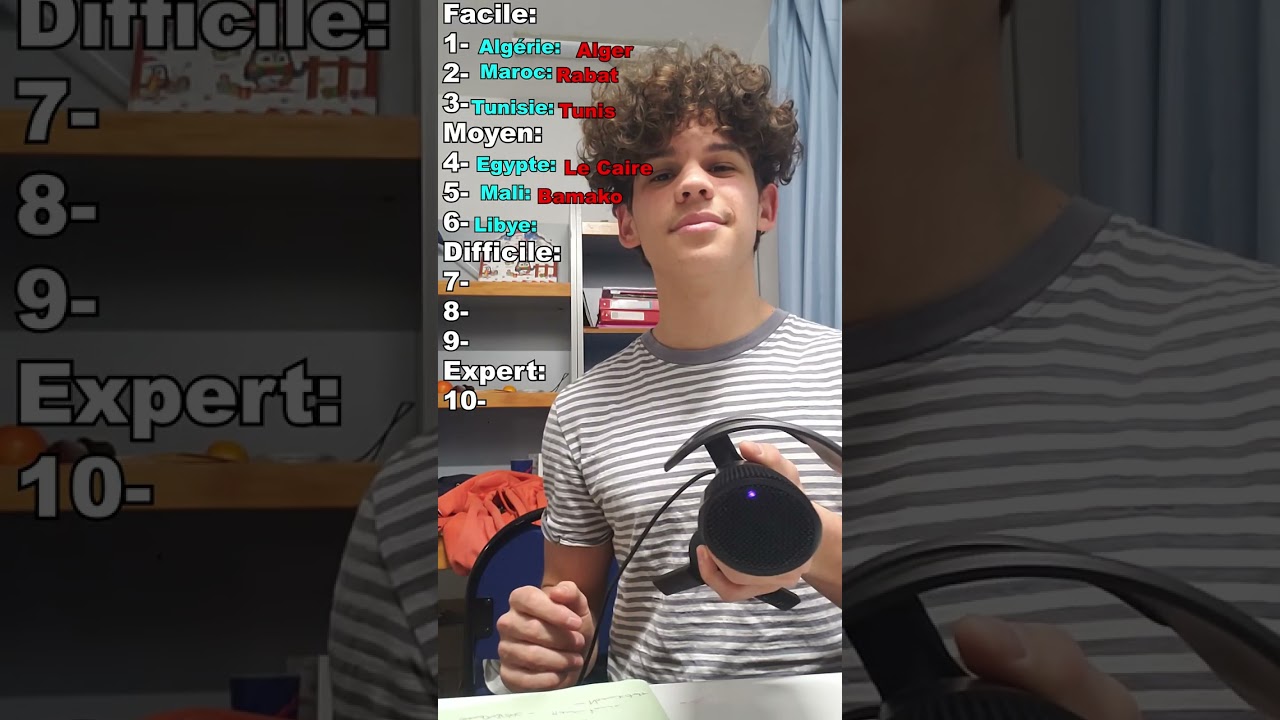 Quiz capitales des pays d'Afrique du Nord (quiz capitale niveau Lycée)#Afrique #quiz #cultureg #test