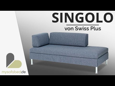 SINGOLO Schlafsofa / Einzelliege mit Bettkasten von Swiss Plus - mysofabed.de