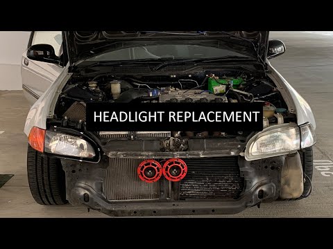 EG Civic headlight replacement