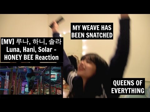 [MV] 루나, 뭐, 솔라 루나, 하니, 솔라 - HONEY BEE 반응 | [봉사하러 온 여왕들]