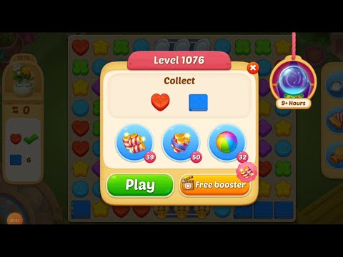 Matchington Mansion Level 1076, Level 1077 & Level 1078(Hard Level) / iOS/ Android