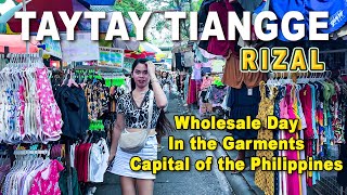 TAYTAY Tiangge Quiet Wholesale Day | Walking Tour inside Garments Capital of the Philippines