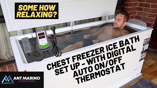 Chest Freezer Ice Bath with Auto On & Off Thermostat (Works Too Good!)