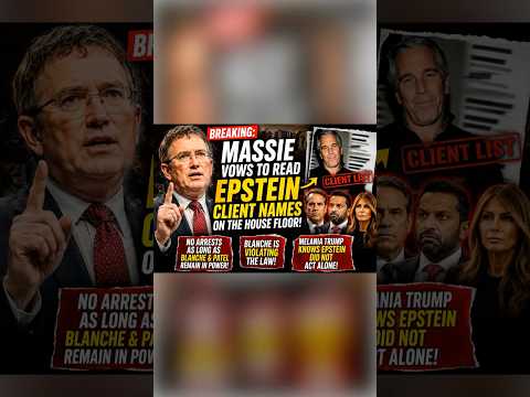 Massie Drops Epstein BOMBSHELL: Says He’ll Read Names on the House Floor!