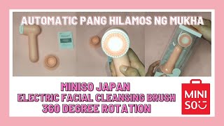 MINISO JAPAN ELECTRIC FACIAL CLEANSING BRUSH 360 DEGREE ROTATION AUTOMATIC PANG HILAMOS NG MUKHA