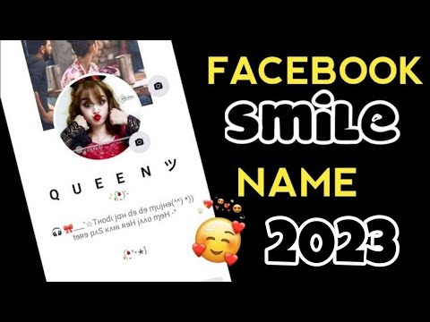 How to make smile name Facebook Account || fb smile name change problem || smile name fb id