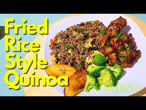 CHINESE FRIED RICE STYLE QUINOA RECIPE | QUINOA; A GREAT RICE SUSTITUTE - YouTube