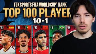 Reacting To Fox Sports FINAL Best 100 World Cup Players Ranked