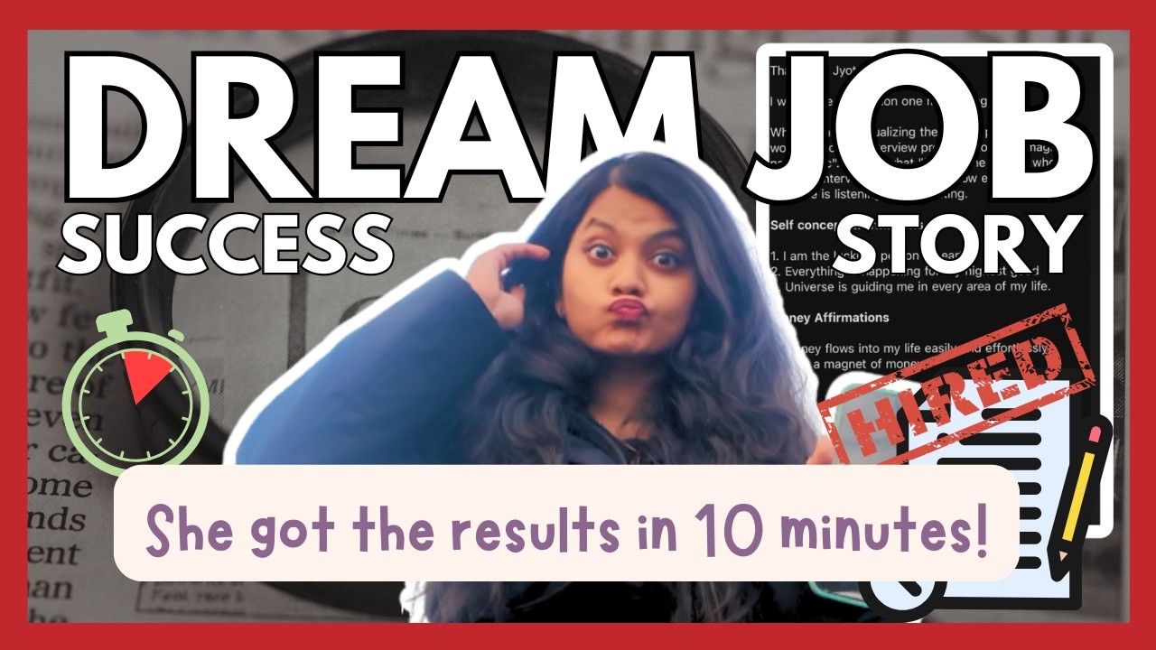 Success Story #4: How she manifested her dream job in just 10 minutes!!