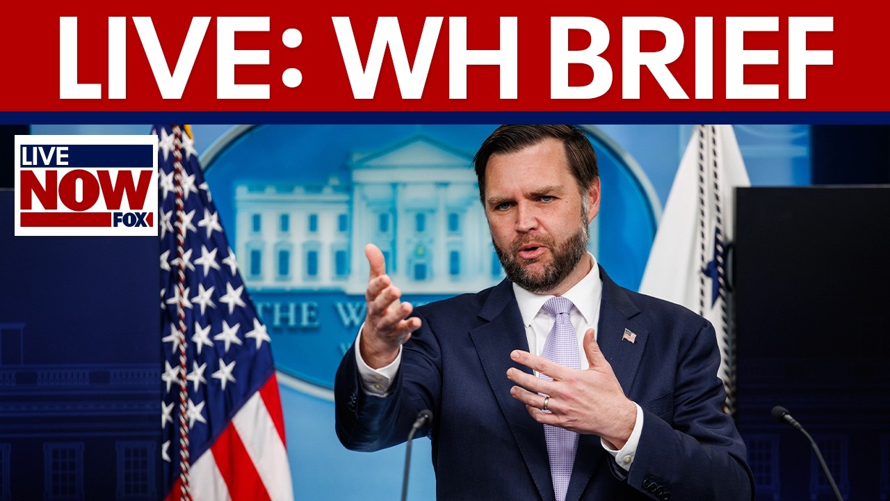 LIVE SOON: Vance holds urgent White House briefing amid Iran conflict