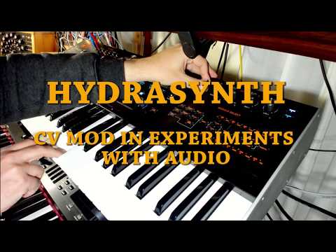 Hydrasynth - Experiments with audio in Mod Input