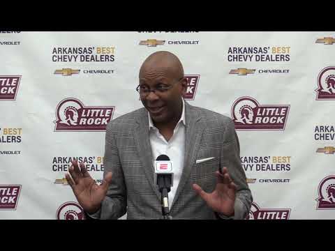 Coach Walker and Rayjon Tucker postgame vs. Texas State