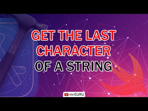 How to get the last character of a String in Swift / mrGURU