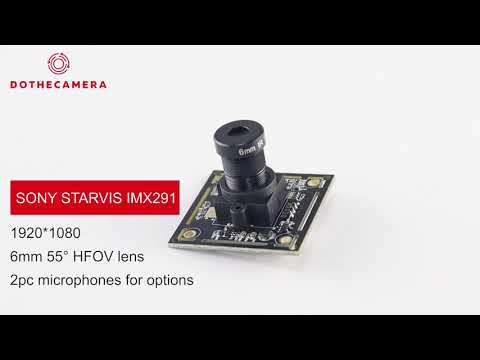 SONY Starvis IMX291 Camera Module USB 2mp 1080P@30fps with Mic Audio for Security Surveillance