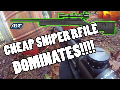 Cheap Sniper Rifle DOMINATES! | ASG Sportline M40A3 Gameplay