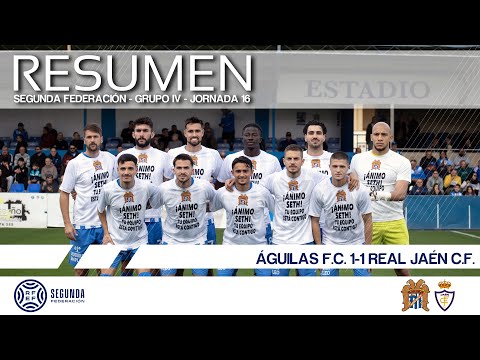 2025/2026 Matchday 16 | SUMMARY | Águilas F.C. 1-1 Real Jaén C.F.