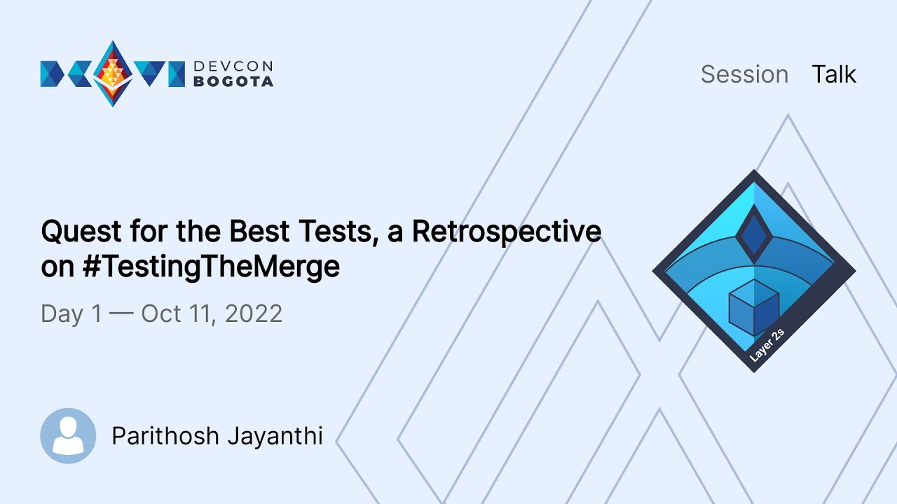 Quest for the Best Tests, a Retrospective on #TestingTheMerge preview
