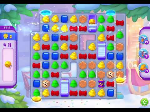 HomeScapes Level 5915 no boosters (22 moves)