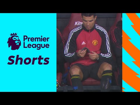 Cristiano Ronaldo kissing his shinpad #shorts