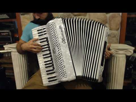 OTTAMUSWH - White Ottavianelli Musette Piano Accordion LMMM 41 120 $4499