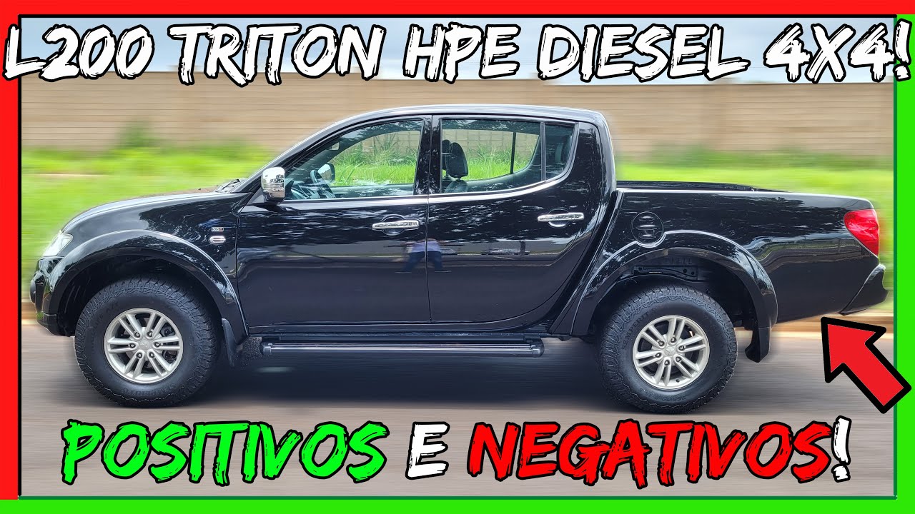 ✅Triton É PERFEITA!😱Pontos POSITIVOS👍e NEGATIVOS👎da L200 TRITON HPE 3.2 TURBO DIESEL 4X4 2014/2015!😎