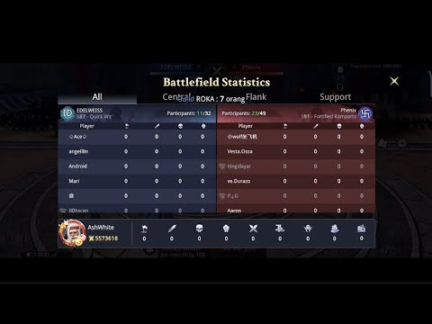 Guild War EDELWEISS S.87 VS Phenix S.91 - Dynasty Legends 2
