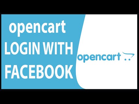 OpenCart Login: How To Sign In To OpenCart Account With Facebook??? www.opencart.com