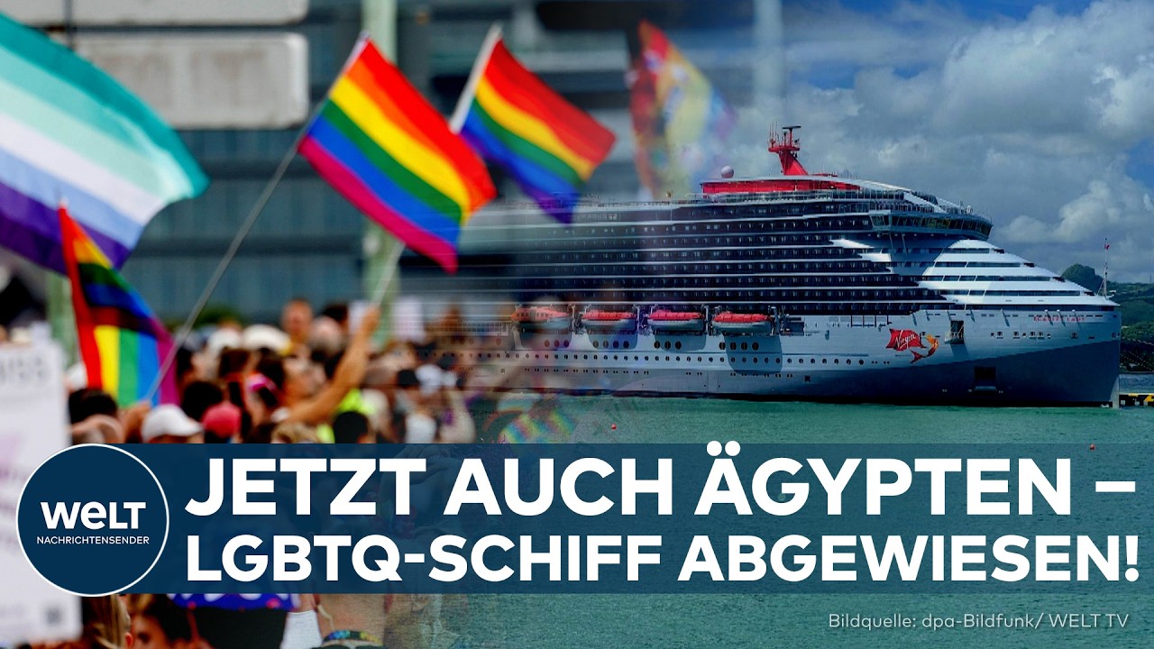 ÄGYPTEN STOPPT LGBTQ-KREUZFAHRT: Scarlet Lady darf auch in Alexandria nicht anlegen