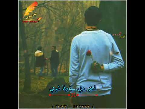 Akhir Wale Bewafa Shwe | Pashto Song | Qais Khan | [ Slow + Reverb ]