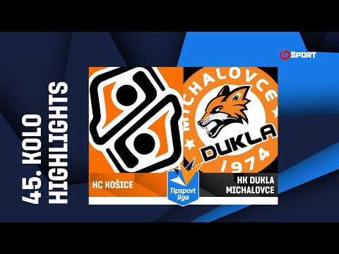 45. kolo: HC Košice - HK Dukla Michalovce 5:0 (1:0, 1:0, 3:0)