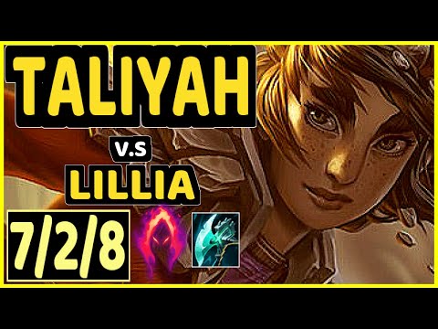 TALIYAH vs LILLIA - 7/2/8 KDA JUNGLE GAMEPLAY - EUW Ranked DIAMOND