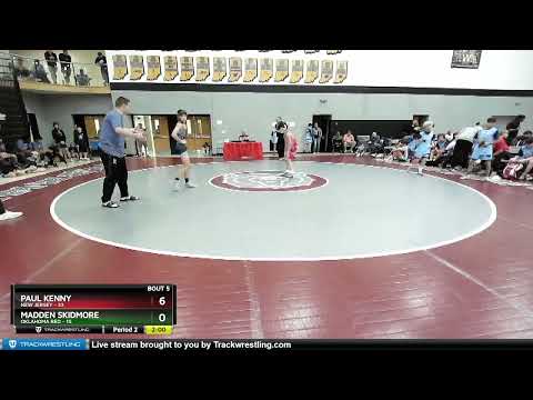 102 Lbs Semis & 1st Wrestleback (8 Team) - Paul Kenny, New Jersey Vs Madden Skidmore, Oklahoma Red