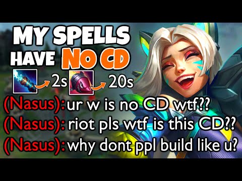 This FULL LETHALITY JINX build has 1000 DAMAGE ZAPS on NO COOLDOWN... Get hit by one and it's over.