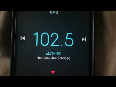 WFNZ’s Final Legal ID as “102.5 The Block” (12-08-25)