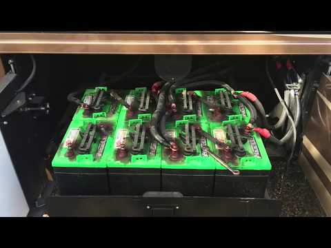 2000 Watt Solar 1200 Amp Hours Battery RV Power System - Newmar Class A