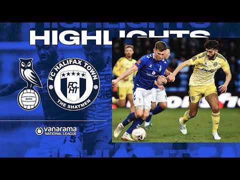 HIGHLIGHTS: Oldham Athletic 0-1 FC Halifax Town
