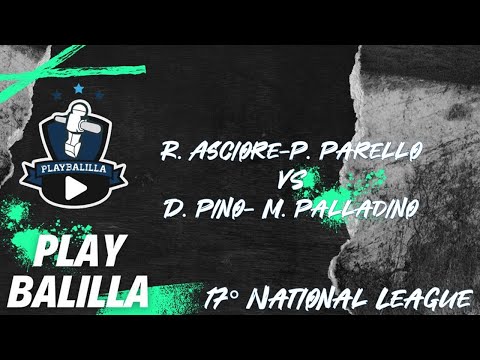 D. Pino- M. Palladino VS R. Asciore- P. Parello 17 National League