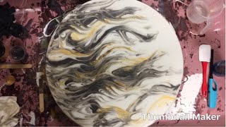 Resin art Painting flames